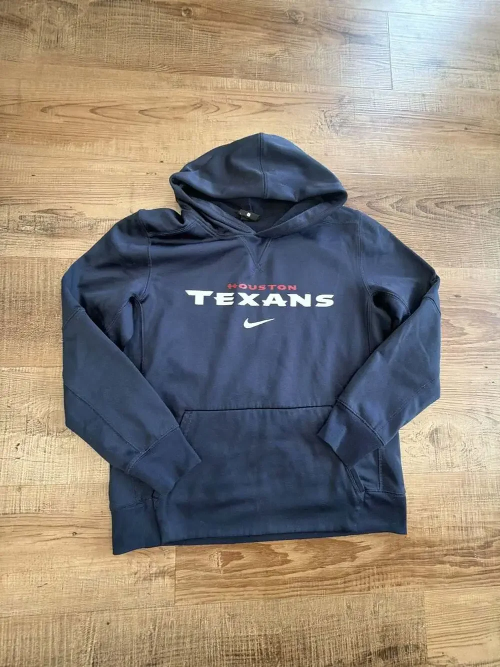 YOUTH Nike Houston Texans Fan Gear Performance Pullover Hoodie